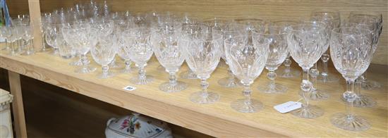 A quantity of various cut glass, including some sets